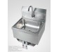 Hand Sink With Knee Operated Valve