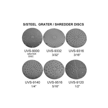 Stainless Steel Shredder Disc 3/32" Hole