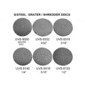 Stainless Steel Shreeder Disc 1/2" Hole