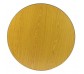 36" Round Reversible Table Top, Golden Oak and Walnut
