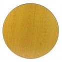 36" x 36" Reversible Table Top, Golden Oak and Walnut