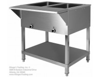 2 Hole Electric Steam Table