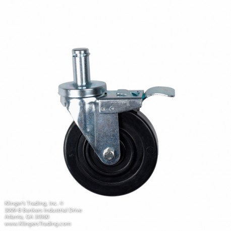 5" Wire Shelving Wheel w/Brake